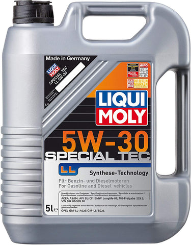 Liqui Moly Special Tec LL 5W-30 Motor Oil 2249 5 Liter