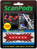 Street FX 1041709 ElectroPods Blue Motorcycle Tribal Scan Pod