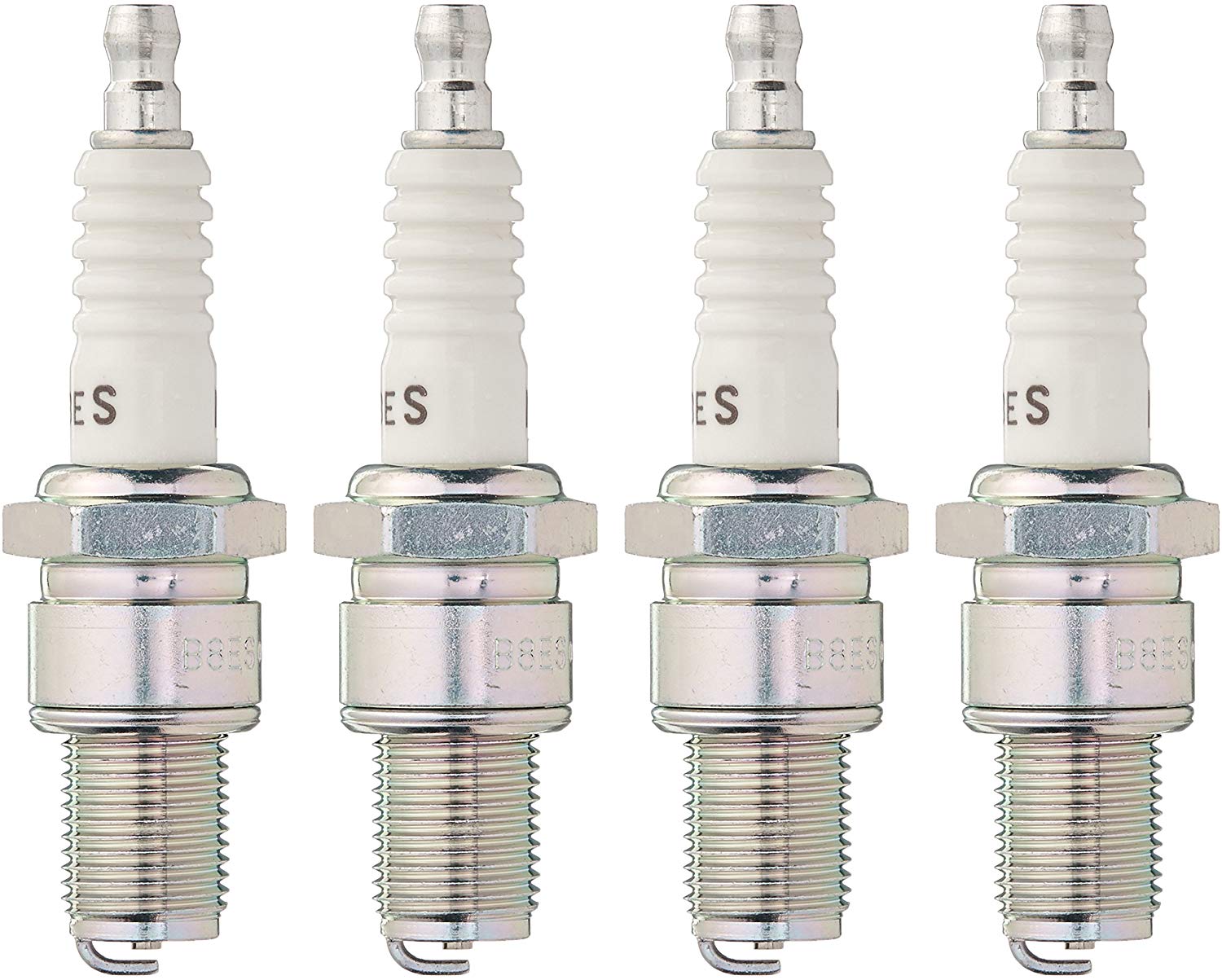 NGK 2411-4PK B8ES Standard Spark Plug, 4 Pack
