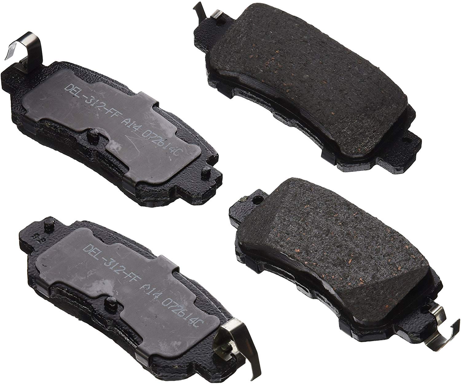 ACDelco 17D1624CH Professional Ceramic Rear Disc Brake Pad Set