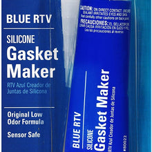 Permatex 80022-12PK Sensor-Safe Blue RTV Silicone Gasket Maker, 3 oz. Tube (Pack of 12) (1)