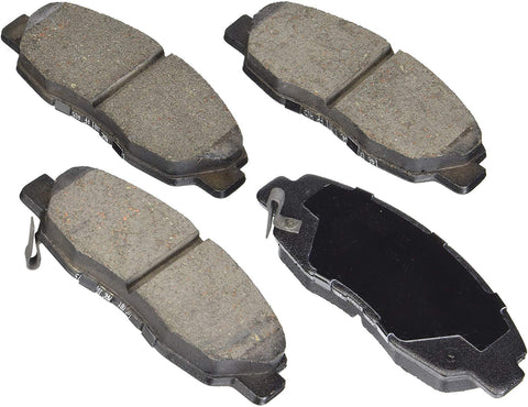 Bosch BE1578H Blue Disc Brake Pad Set with Hardware for Select 2012-14 Honda Civic Vehicles - FRONT