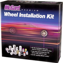 McGard 84538 Black (M12 x 1.5 Thread Size) Bulge Style Cone Seat Wheel Installation Kit for 5-Lug Wheels