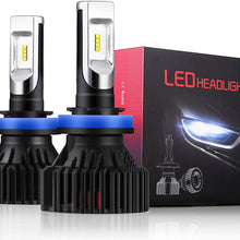 Alla Lighting LED H11 Headlight Bulb UM-2018 8000lm Xtreme Super Bright H8 H9 H11 LED Headlight Bulb Xenon H11 6000K-6500K White All-In-One Headlamp Conversion Kits H11 LED Headlight Bulbs (Set of 2)