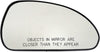 Dorman 56749 Passenger Side Door Mirror Glass for Select Mitsubishi Models