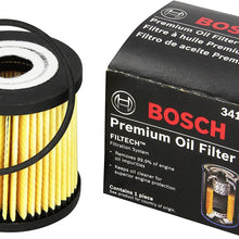 Bosch 3300 Premium FILTECH Oil Filter for Select Chevrolet, Honda, Infiniti, Kia, Mazda, Nissan + More, Black