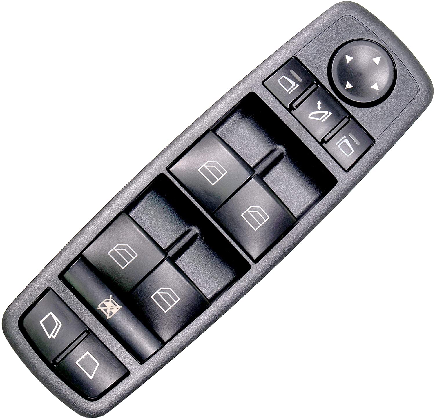 APDTY 139977 Power Window Switch Fits Select Mercedes Models w/Power-Folding Mirrors GL320 GL350 GL450 GL550 ML320 ML350 ML450 ML500 ML550 ML63 R320 R350 R500 R63 AMG (11 Button; Replaces 2518300390)