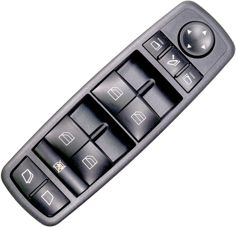 APDTY 139977 Power Window Switch Fits Select Mercedes Models w/Power-Folding Mirrors GL320 GL350 GL450 GL550 ML320 ML350 ML450 ML500 ML550 ML63 R320 R350 R500 R63 AMG (11 Button; Replaces 2518300390)