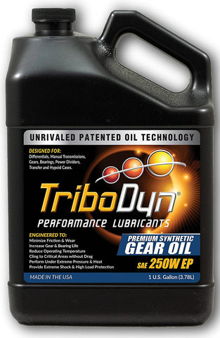 TriboDyn 250W EP Premium Synthetic Extreme Pressure Gear Oil - Gallon Bottle