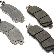 Wagner ThermoQuiet QC1650 Ceramic Disc Pad Set With Installation Hardware, Front