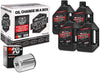 Maxima Racing Oils Chrome 90-119014C Quick Twin Cam Synthetic 20W-50 Filter Engine Oil Change Kit, 128. Fluid_Ounces