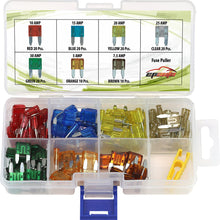 120 Pieces - EPAuto Assorted Car Truck Mini Blade Fuse Set (5/7.5/10 / 15/20 / 25/30 AMP)