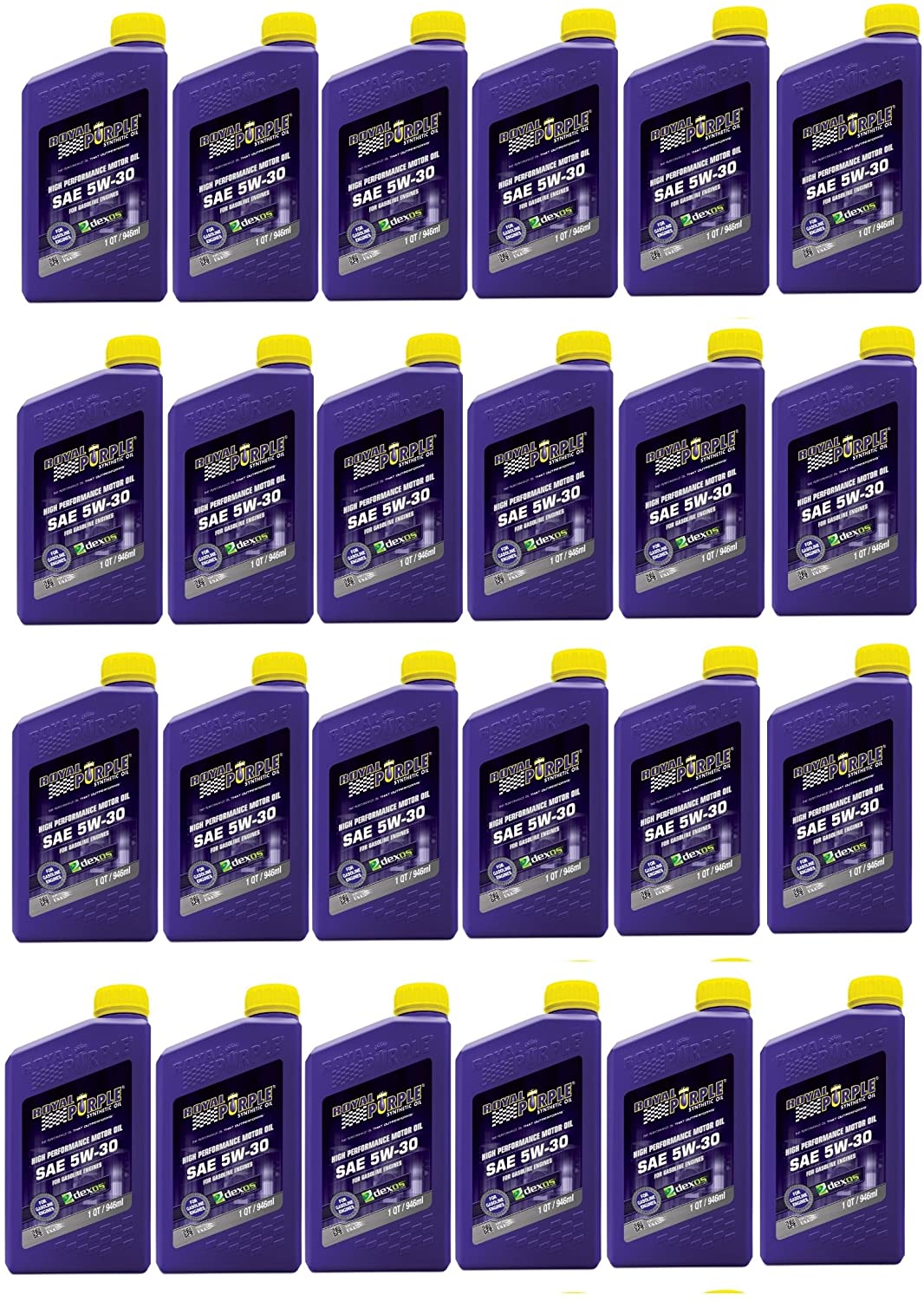 Royal Purple SAE Multi-Grade Synthetic Motor Oil - 5W30 Pack of 24 Quarts