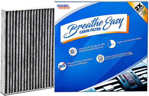 Spearhead Premium Breathe Easy Cabin Filter, Up to 25% Longer Life w/Activated Carbon (BE-182)