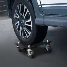 Pentagon Tool | Premium 4-Pack | Car Tire Dolly - Tire Skates | 1,500 lbs Rating | Black