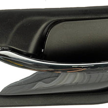 Dorman 79542 Front Driver Side Interior Door Handle for Select Honda Models, Black and Chrome