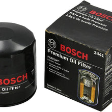 Bosch 3300 Premium FILTECH Oil Filter for Select Chevrolet, Honda, Infiniti, Kia, Mazda, Nissan + More, Black