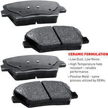 Eline Drill Slot Brake Rotors + Ceramic Pads For 2005 Chevrolet Corvette Base