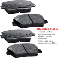 For 2017-2019 Honda CR-V Front Brake Rotors+Ceramic Brake Pads