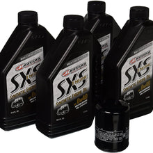 MaximaHiflofiltro SXSSEOCK001 SXS Full Synthetic Side x Side Engine Oil Change Kit for Polaris Ranger RZR, 4 L