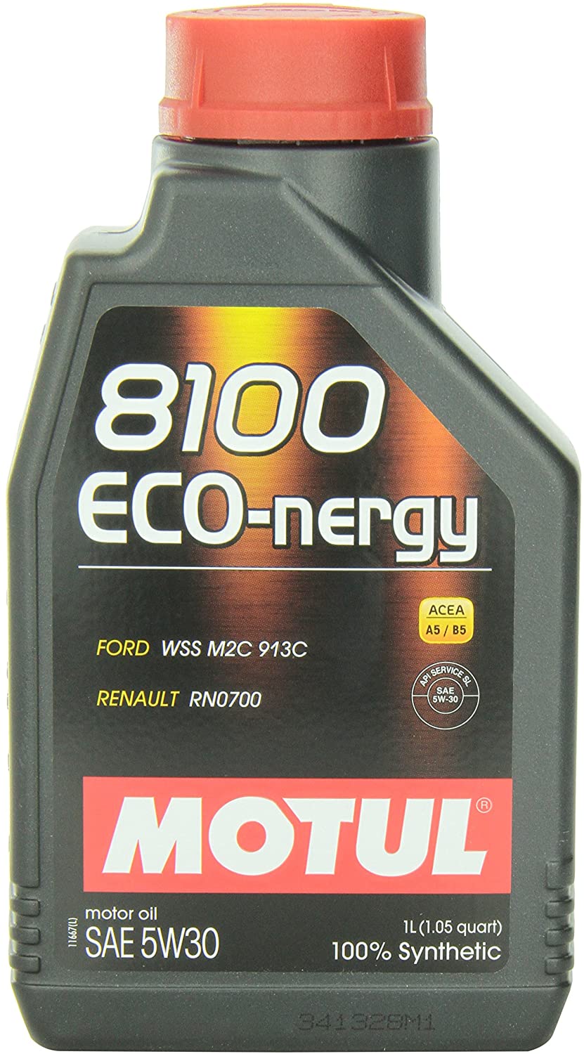 Motul 102782-12 8100 Eco-Nergy 5W-30 Oil, (Case of 12)