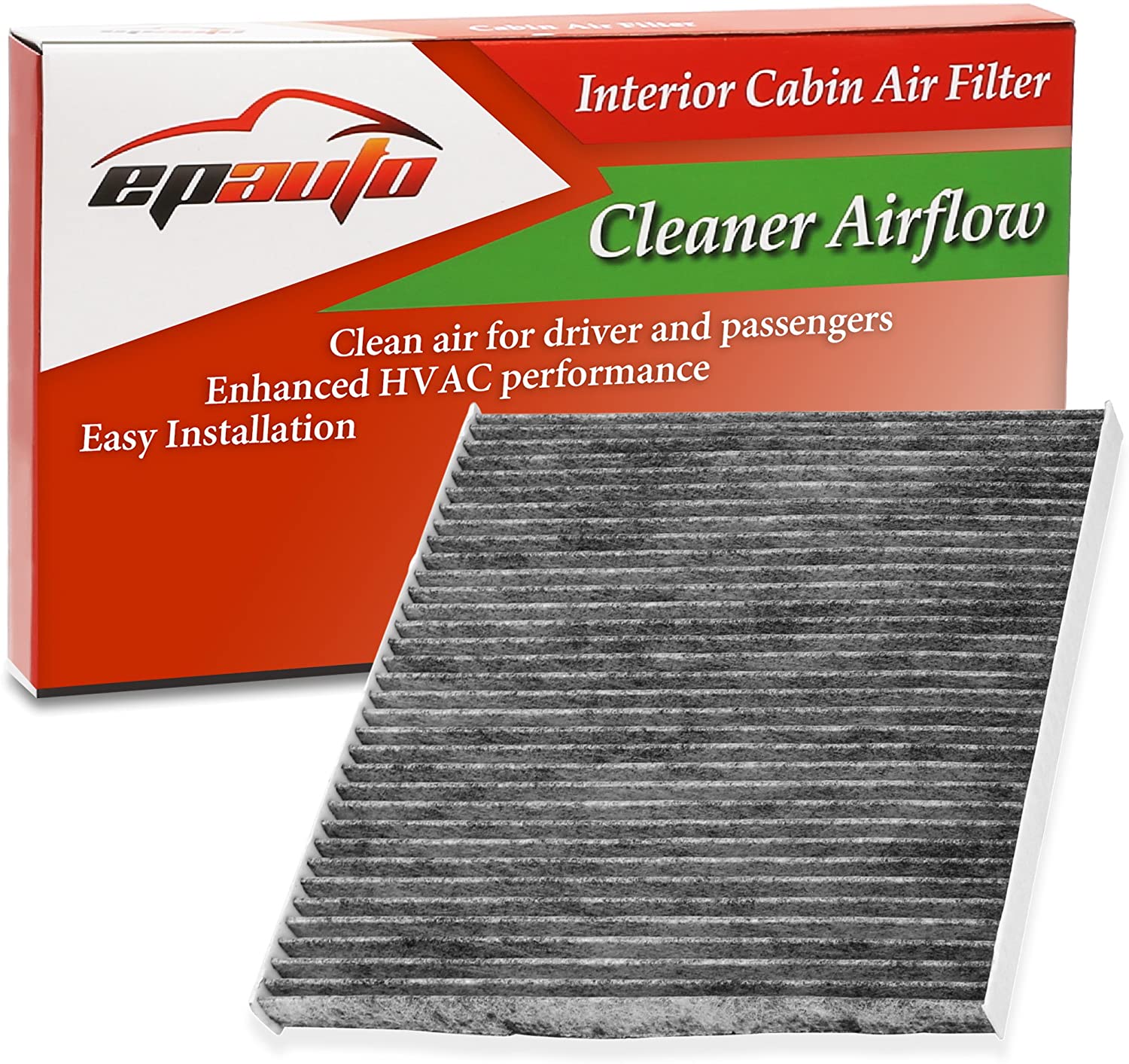 EPAuto CP173 (CF11173) Replacement for Nissan Premium Flexible Cabin Air Filter includes Activated Carbon (Flexible)