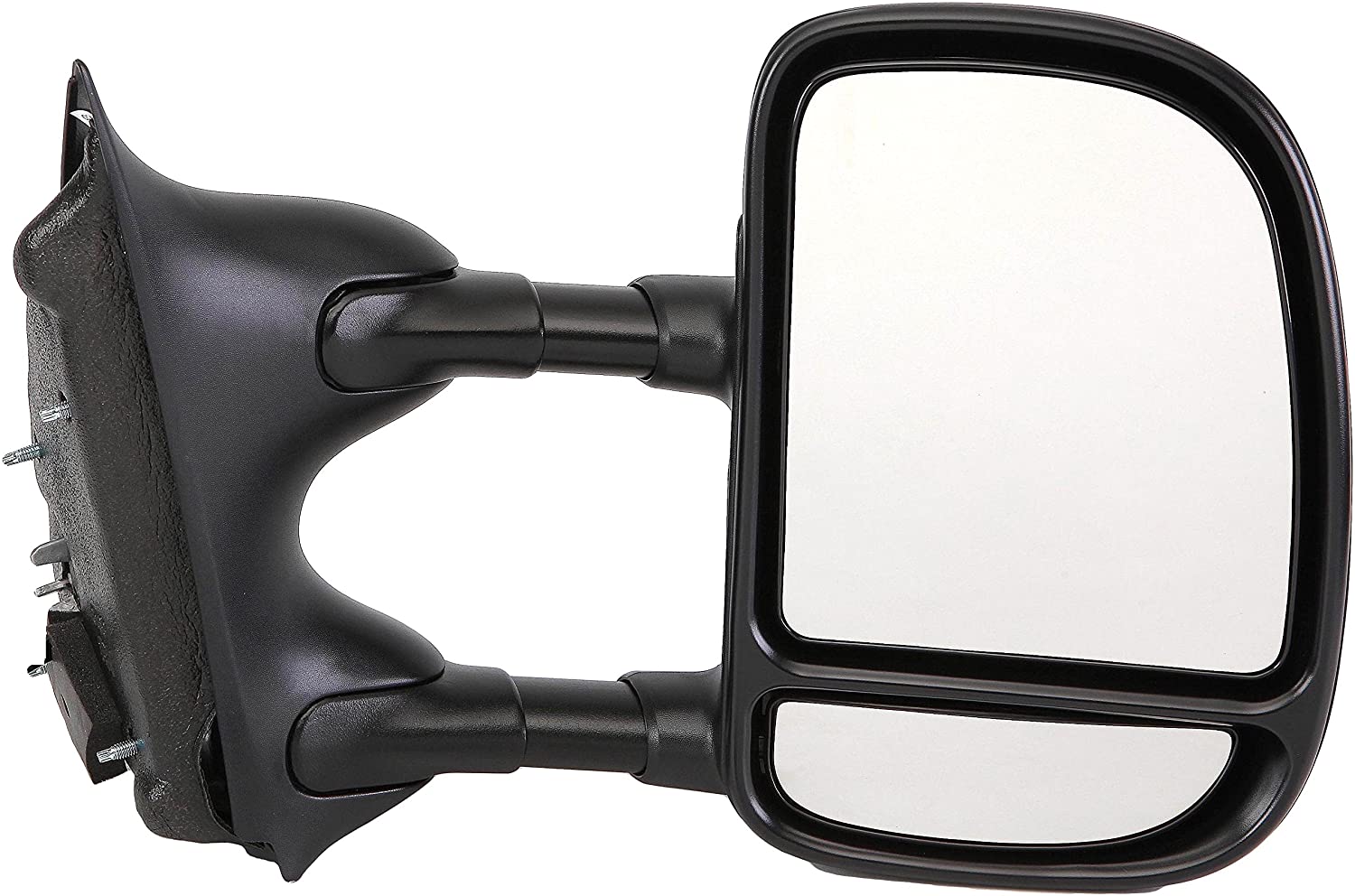 Dorman 955-1123 Passenger Side Manual Door Mirror - Folding for Select Ford Models, Black