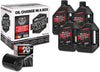 Maxima Racing Oils Black 90-119014B Quick Twin Cam Synthetic 20W-50 Filter Engine Oil Change Kit, 128. Fluid_Ounces