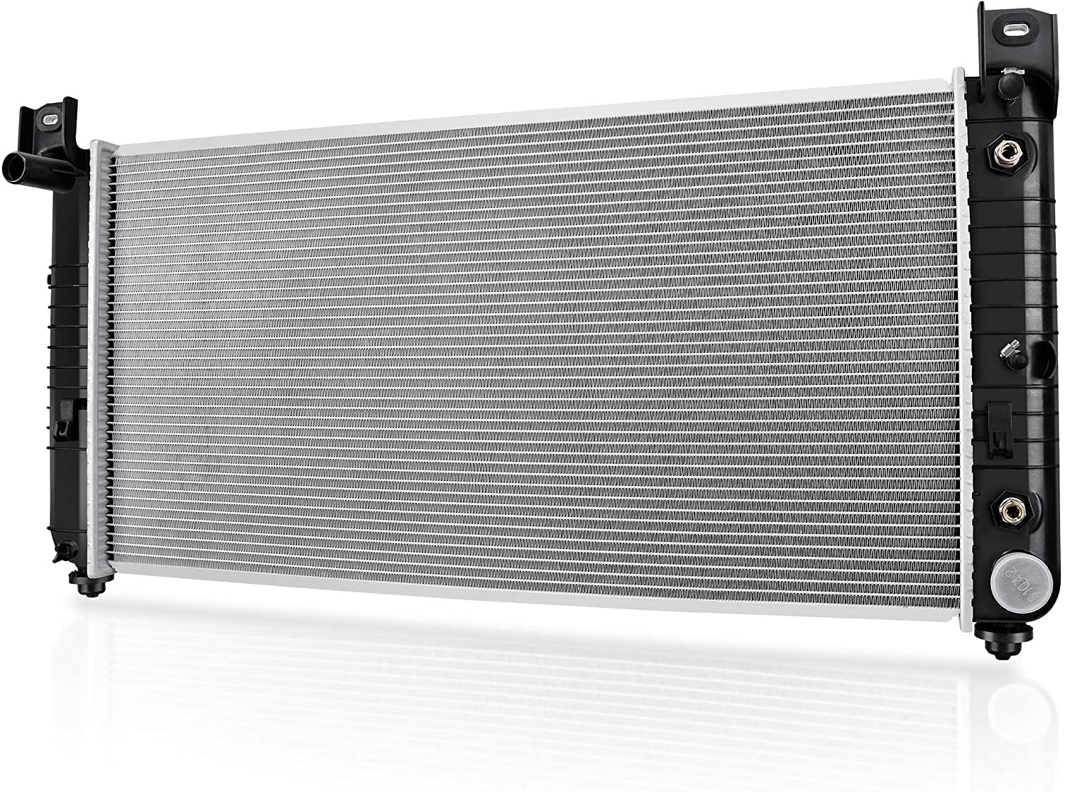 34 Inch Core Radiator Compatible with Chevy Silverado Suburban Tahoe Cadillac Avalanche Escalade GMC Yukon Sierra Hummer H2 4.3L 4.8L 5.3L 6.0L 6.2L DWRD1004