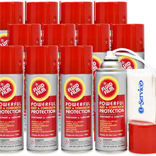 Fluid Film 11.75 oz. Spray 12-Pak, Spray can Extension Wand, Bonus Number 1 in Service Wallet Size Tissue Pack