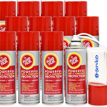 Fluid Film 11.75 oz. Spray 12-Pak, Spray can Extension Wand, Bonus Number 1 in Service Wallet Size Tissue Pack
