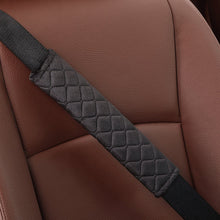 Seatbelt Pads,Car Belt Protector,Carsemoo Seat Belt Shoulder Strap Covers Harness Pads For Car/Bag,Soft Comfort Helps Protect You Neck And Shoulder From The Seatbelt Rubbing/Lrritation (Black 2-Pack)