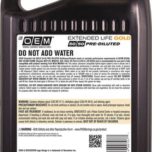 OEM 86-834GOEMFC Premium Antifreeze 50/50 Extended Life Gold, 128. Fluid_Ounces