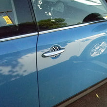 Cupeez for Cars Mini Cooper Checkered Flag Car Door Handle Scratch Guards Protectors Qty 2 Fit All