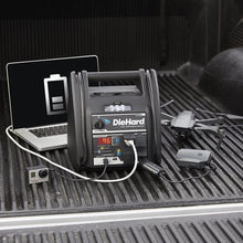 DieHard 71688 1150 Peak Amp 12V Jump Starter with USB/12V Portable Power Ports and 100PSI Air Compressor