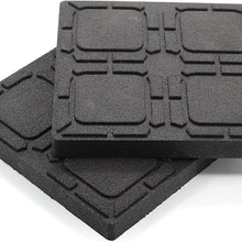 Camco 44601 Universal Leveling Block Flex Pads - Prevent Jacks and Stabilizers from Sinking Into Soft Ground - Measure 8.5" x 17" - 2-pack
