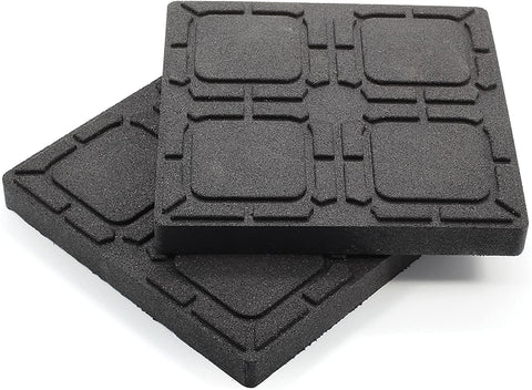 Camco 44601 Universal Leveling Block Flex Pads - Prevent Jacks and Stabilizers from Sinking Into Soft Ground - Measure 8.5