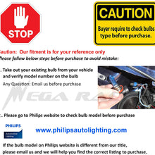Mega Racer Combo 2 Pair H11 (Fog Light Headlight) Super White 5000K Xenon Halogen Lamp Bulb Replace Truck Auto US
