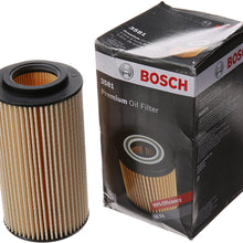 Bosch 3300 Premium FILTECH Oil Filter for Select Chevrolet, Honda, Infiniti, Kia, Mazda, Nissan + More, Black