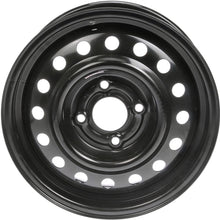 Dorman 939-200 Black Wheel with Painted Finish (15 x 5.5 inches /4 x 100 mm, 45 mm Offset)