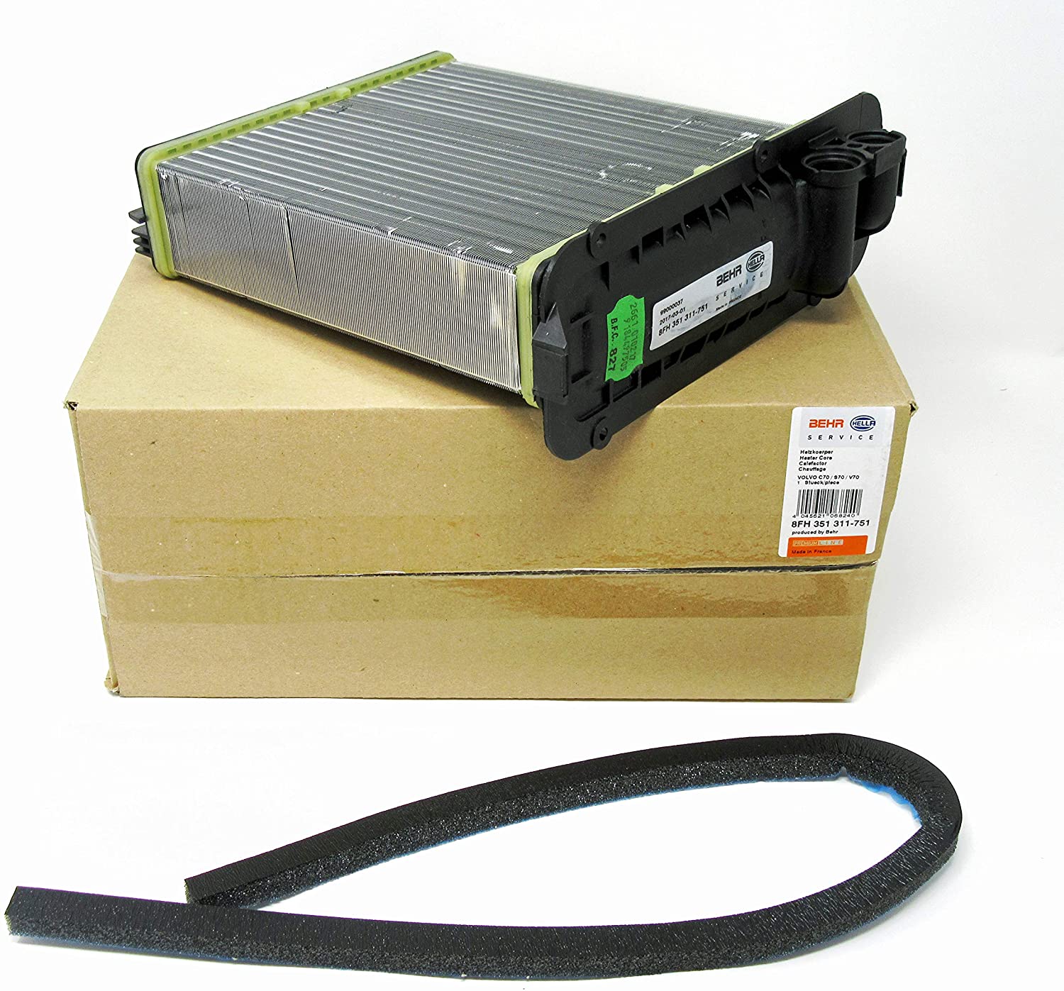 Behr Hella HVAC Heater Core - 8FH351311751, 351311751 - 9144221 - with Seal