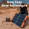 Jackery SolarSaga 60W Solar Panel for Explorer 160/240/500 as Portable Solar Generator, Portable Foldable Solar Charger for Summer Camping Van RV(Can't Charge Explorer 440/ PowerPro)