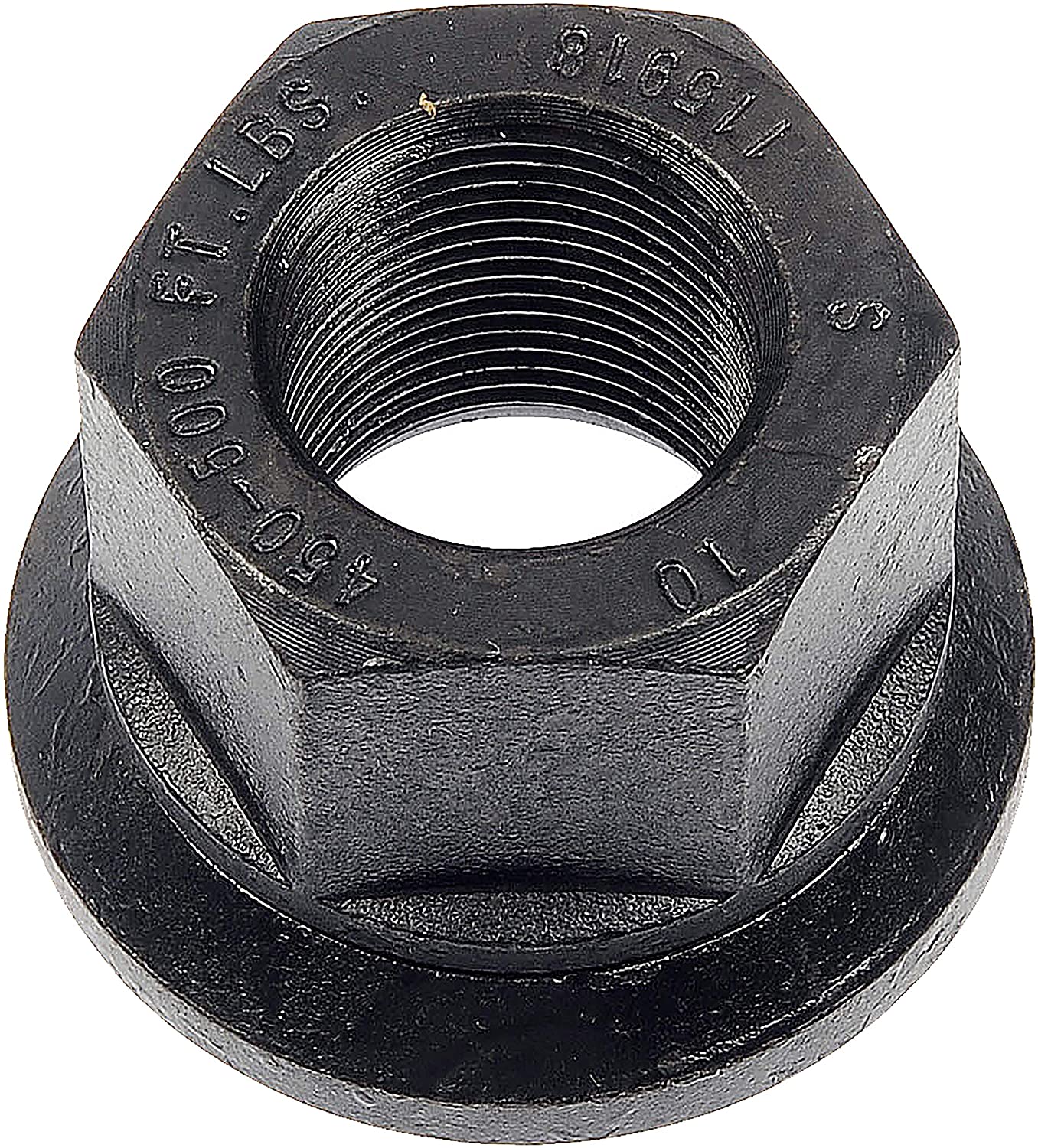 Dorman 611-0030.10 M22-1.50 Wheel Nut Metric - 33mm Hex, 30.48 mm Length - Black, 10 Pack