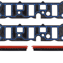 DNJ IG3183 Intake Gasket for 1996-2005 / Buick, Chevrolet, Oldsmobile, Pontiac/Bonneville, Grand Prix, Impala, LSS, Monte Carlo, Park Avenue, Regal, Riviera / 3.8L / OHV / V6 / 12V / 231cid