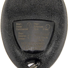 Dorman 13718 Keyless Entry Transmitter for Select Buick/Cadillac/Chevrolet Models, Black