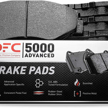 Front Set Dynamic Friction Company 5000 Advanced Brake Pads 1552-1164-00