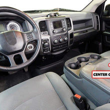 Red Hound Auto Center Console Organizer System Vehicle Insert Compatible with Dodge Ram 1500 2500 3500 2013 2014 2015 2016 2017 2018 Black Anti-Rattle Only FITS FOLD Down Console Seat Made in USA