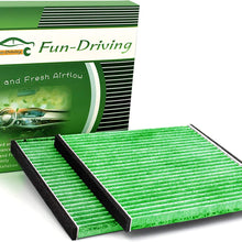 2 Pack White FD811 Cabin air filter for Mazda 3,6,CX-5, Replacement for CF11811,KD45-61-J6X