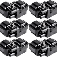 ECCPP Portable Spare Car Ignition Coils Compatible with Mercedes-Benz 1997-2011 Replacement for UF359 C1444 for Travel, Transportation and Repair (Pack of 6)