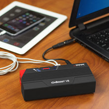 Wagan Black 55.5 Wh EL7503 iOnBoost 600A Lithium Jumpstarter & Battery Bank